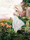 Summer Canvas Paintings - The Summer Parasol